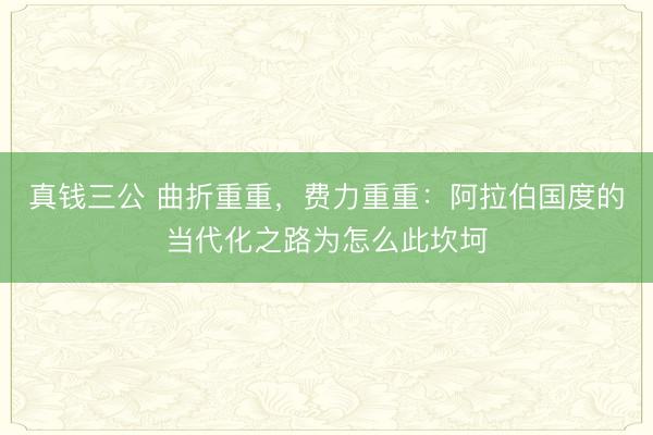 真钱三公 曲折重重，费力重重：阿拉伯国度的当代化之路为怎么此坎坷